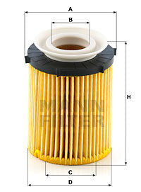 MANN Oil Filter HU711/6z