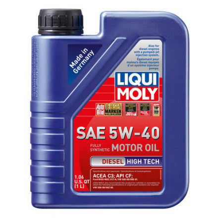 Liqui Moly 20006 SAE 5W-40 Diesel High Tech 1 Liter