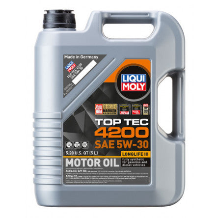 Liqui Moly 2011 SAE 5W-30 Top Tec 4200 5 Liter