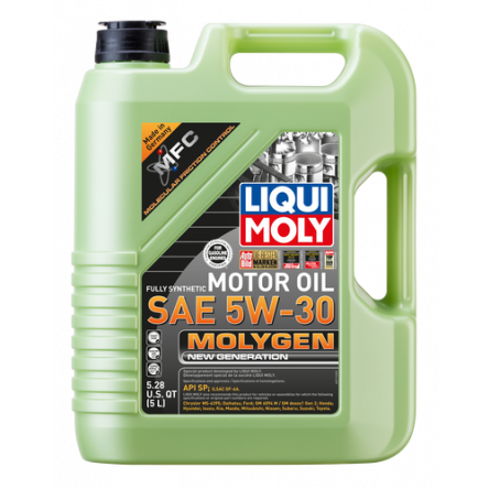 Liqui Moly 20228 SAE 5W-30 Molygen New Generation 5 Liter