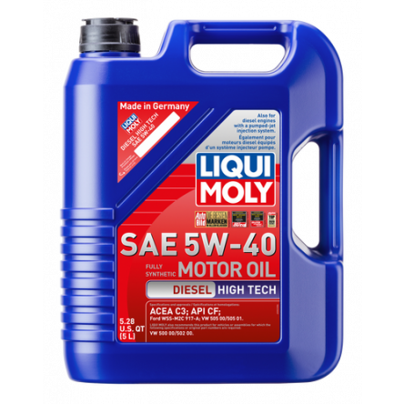 Liqui Moly 2022 SAE 5W-40 Diesel High Tech 5 Liter