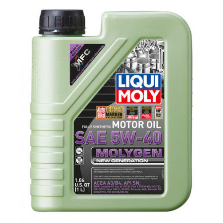 Liqui Moly 20230 SAE 5W-40 Molygen New Generation 1 Liter