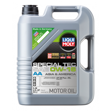 Liqui Moly 20328 SAE 0W-16 Special Tec 5 Liter