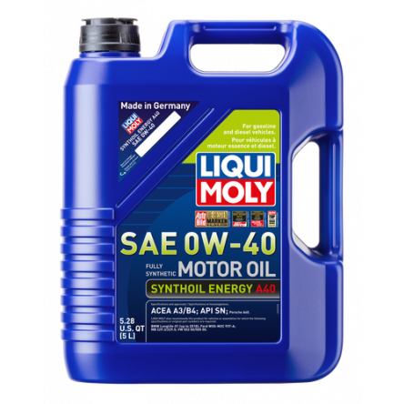 Liqui Moly 2050 SAE 0W-40 Synthoil Energy A40 5 Liter